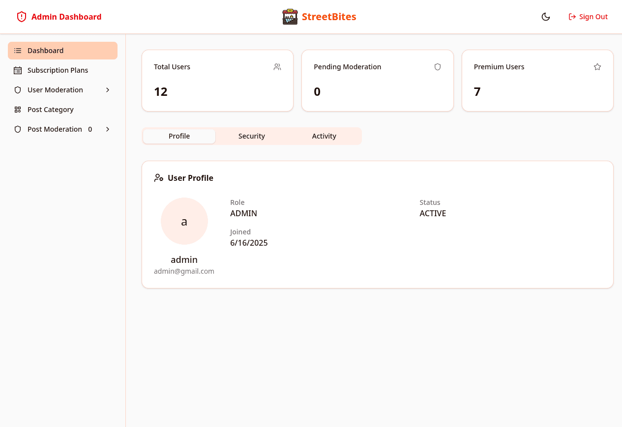 StreetBites screenshot 2