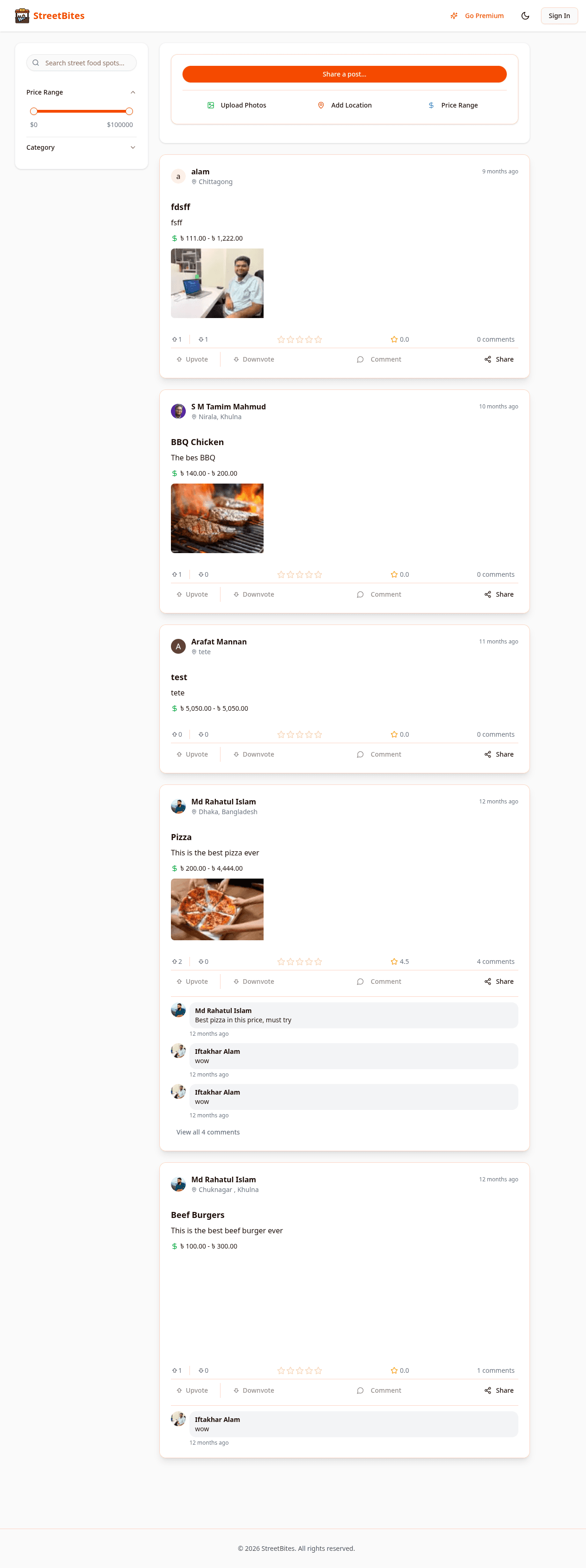 StreetBites screenshot 3